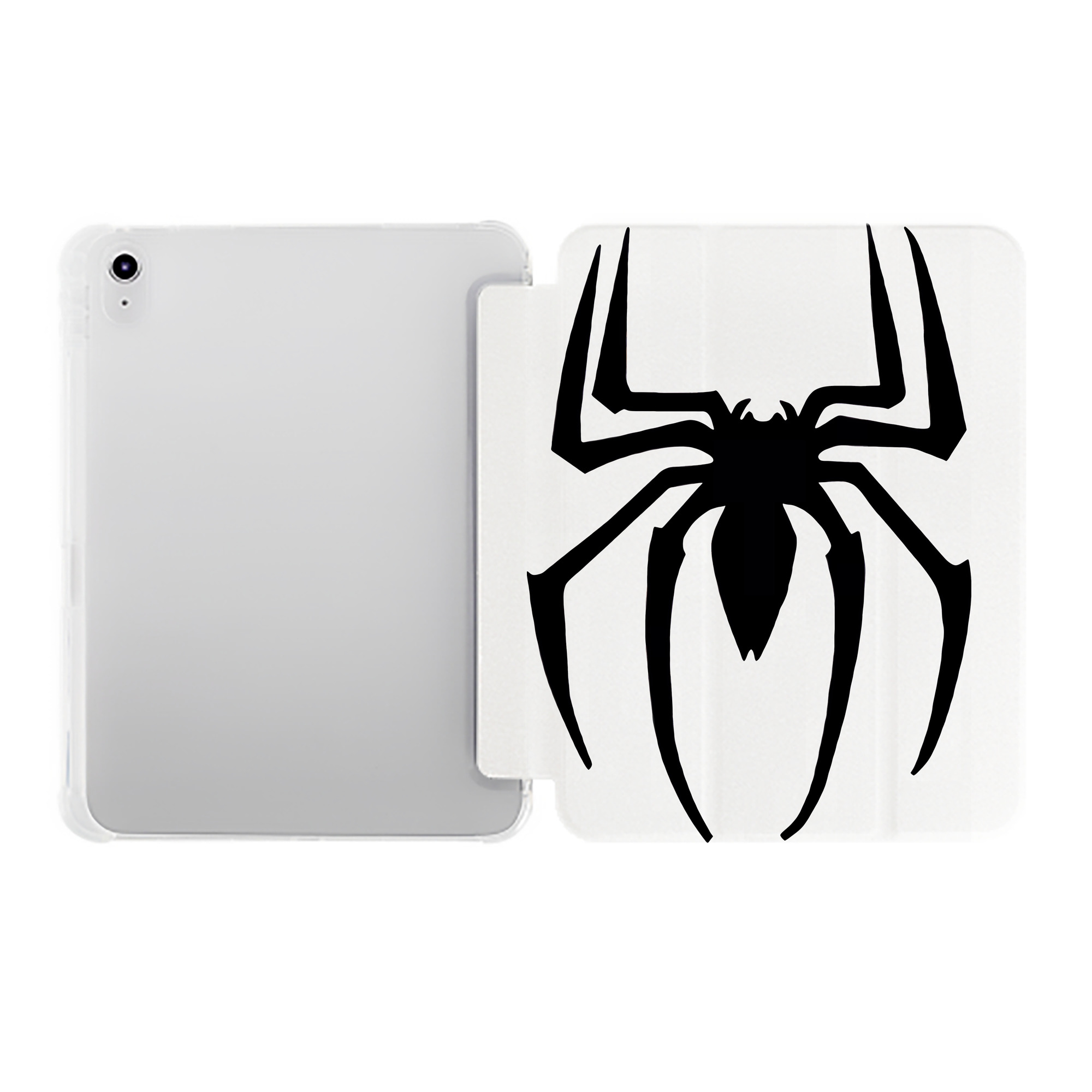 （画像用） Spider Man スパイダーマン IPad ケース ペン収納付き 三つ折りスタンド PUレザー×シリコン 対応機種9.5/10.5/10.9インチ